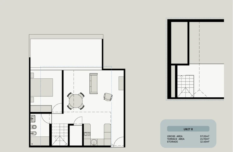Apartamento T1 para Venda em Santa Marinha e São Pedro da Afurada Planta 2
