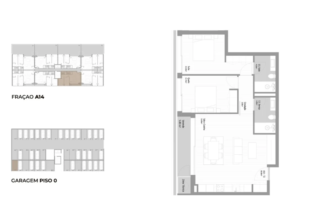 Apartamento T2 para Venda em Fânzeres e São Pedro da Cova Foto 15