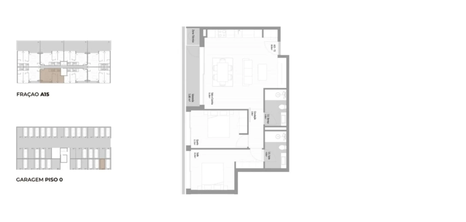 Apartamento T2 para Venda em Fânzeres e São Pedro da Cova Foto 16