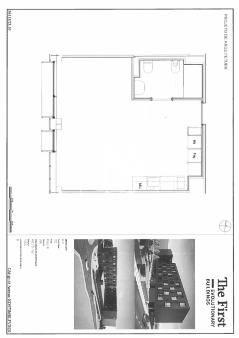 Apartamento T1 para Arrendamento em Azurem