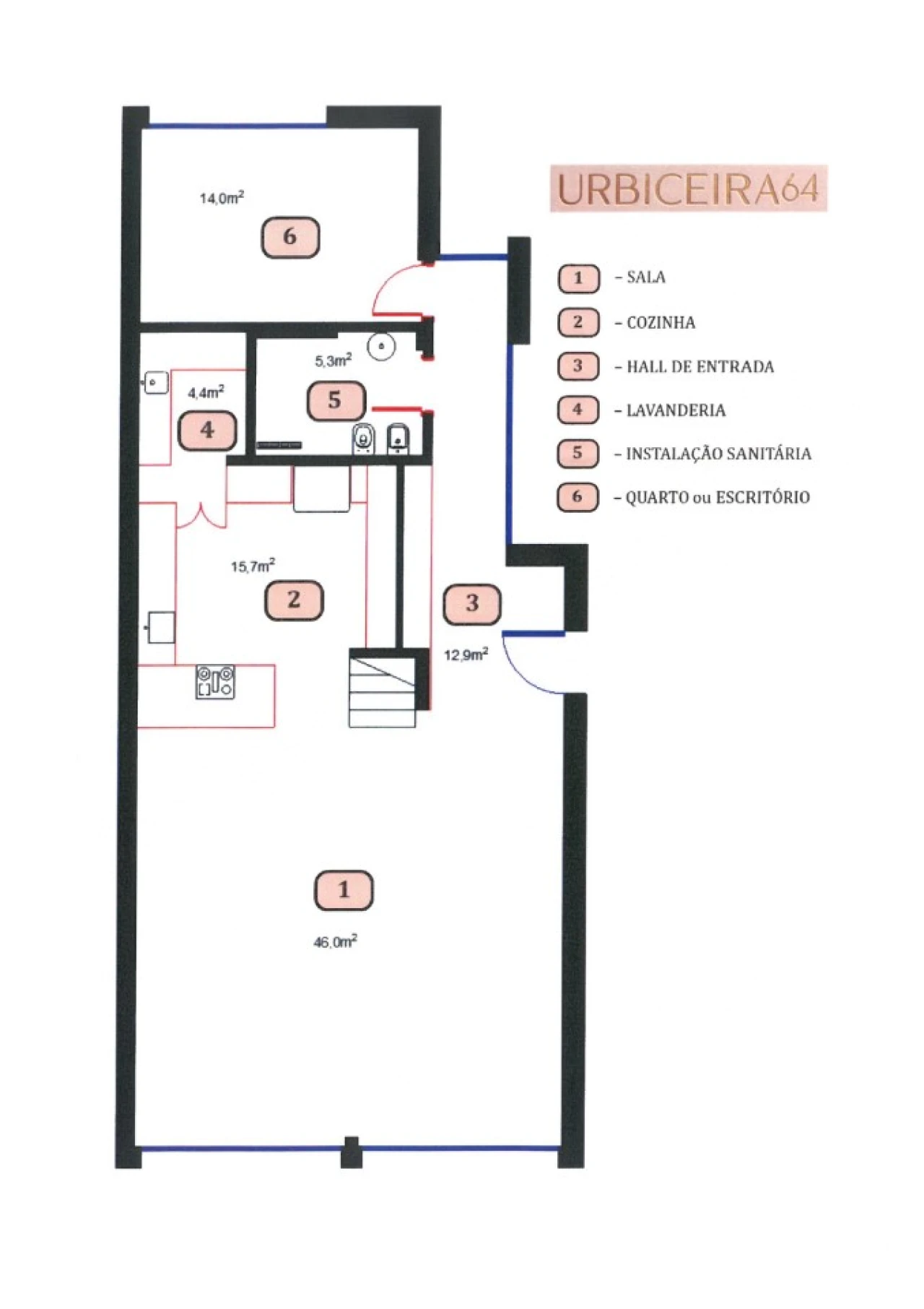 Moradia T4 para Venda em Ericeira Planta 2