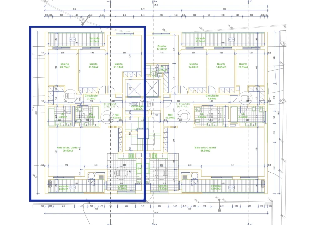 Apartamento T3 para Venda em Alverca do Ribatejo e Sobralinho Planta 2
