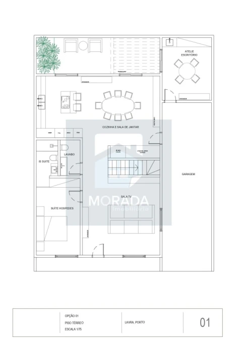 Moradia T3 para Venda em Perafita, Lavra e Santa Cruz do Bispo