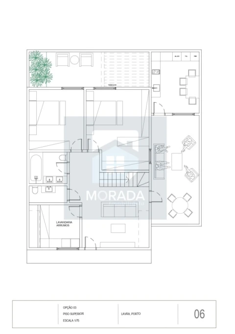 Moradia T3 para Venda em Perafita, Lavra e Santa Cruz do Bispo