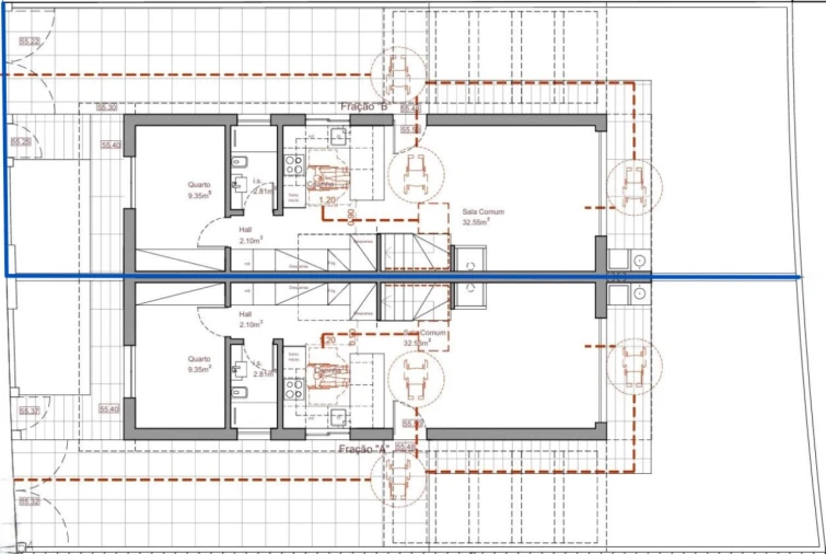 Moradia T3 para Venda em Fernao Ferro Planta 1