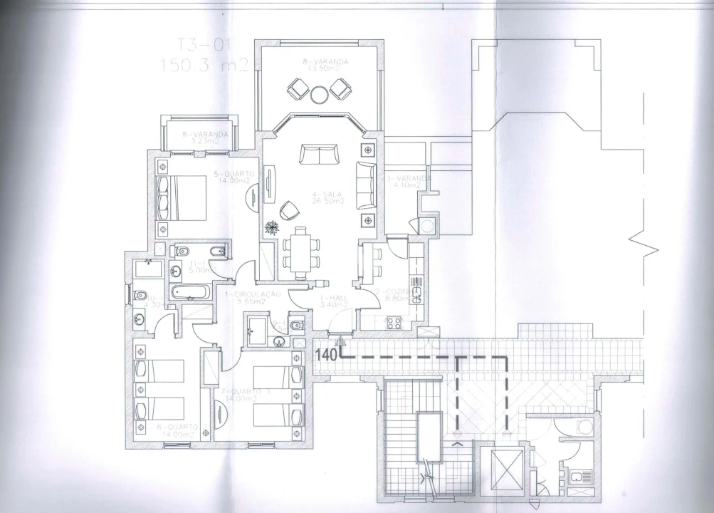 Apartamento T3 para Venda em Quarteira Foto 30