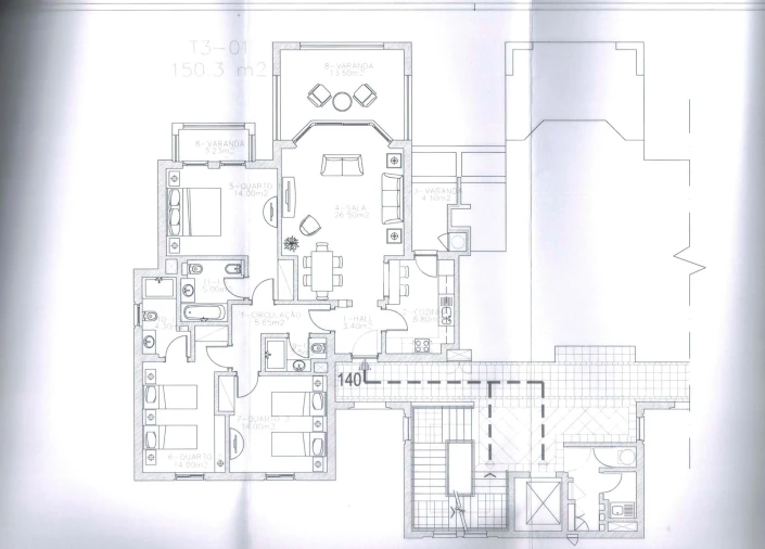 Apartamento T3 para Venda em Quarteira Foto 30