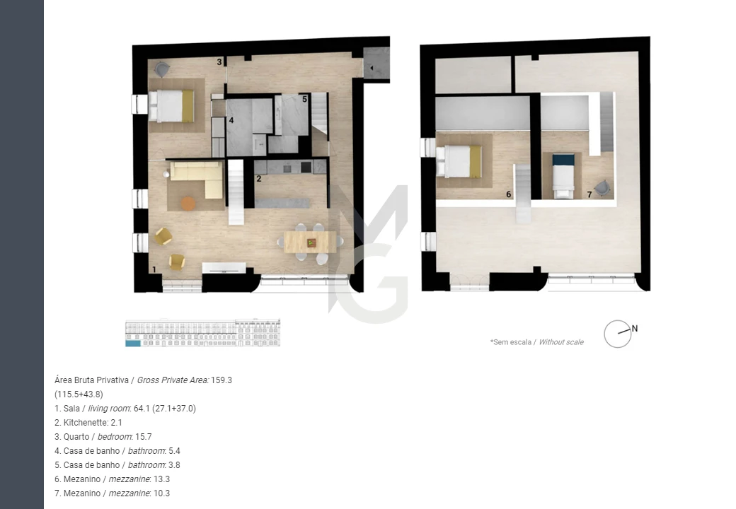 Apartamento T3 para Venda em Misericórdia Foto 39