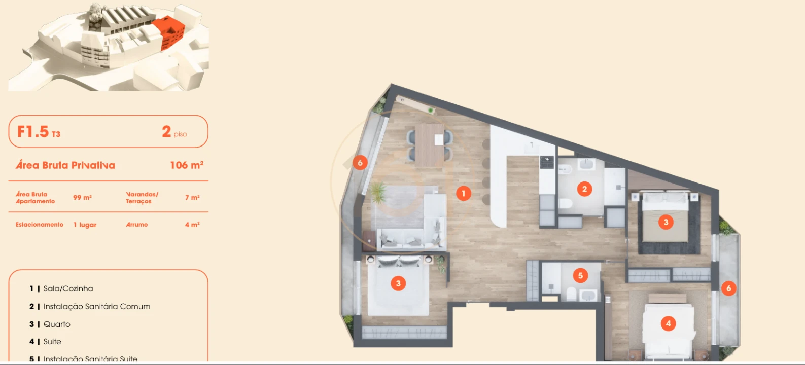 Apartamento T3 para Venda em Lordelo do Ouro e Massarelos Foto 15