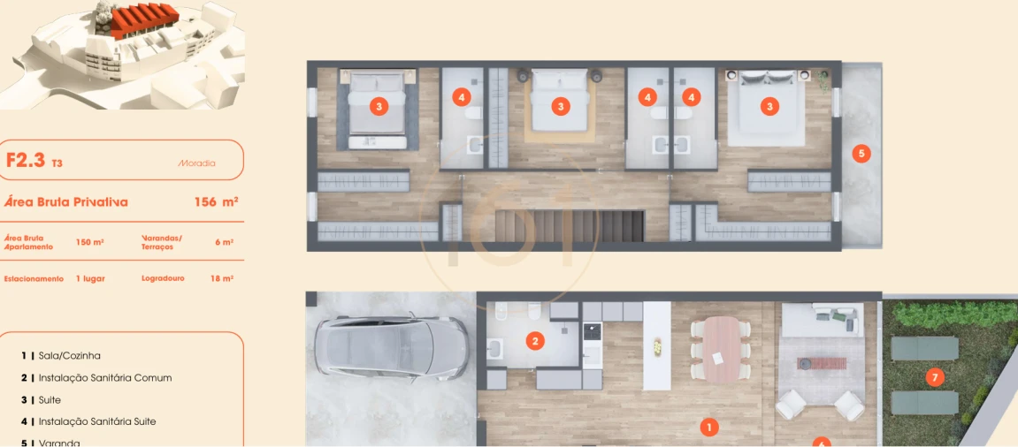 Apartamento T3 para Venda em Lordelo do Ouro e Massarelos Foto 15