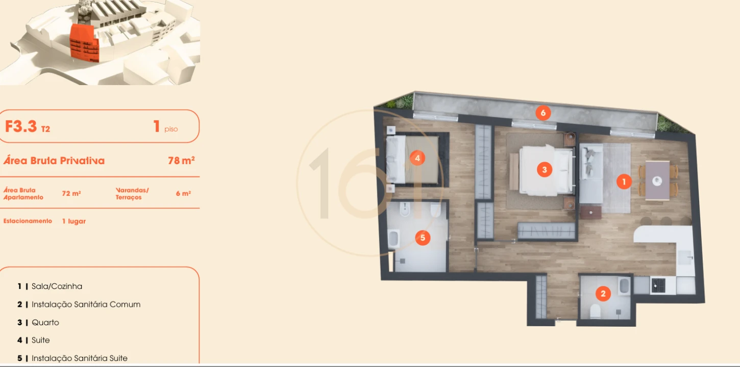 Apartamento T2 para Venda em Lordelo do Ouro e Massarelos Foto 14