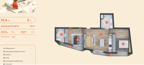 Apartamento T2 para Venda em Lordelo do Ouro e Massarelos