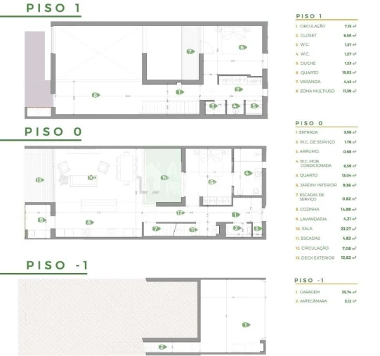 Moradia T2 para Venda em Quarteira Planta 1