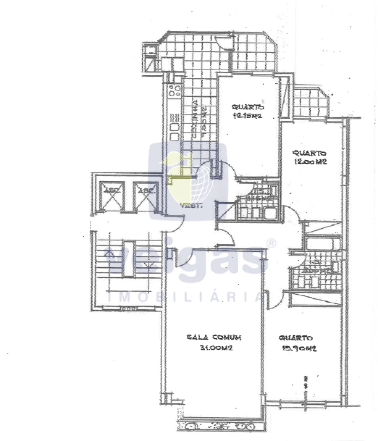 Apartamento T3 para Venda em São Domingos de Benfica Foto 35