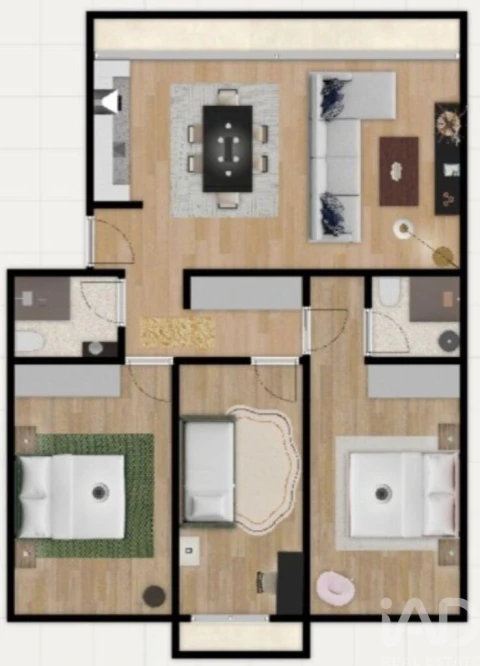 Apartamento T3 para Venda em Benfica