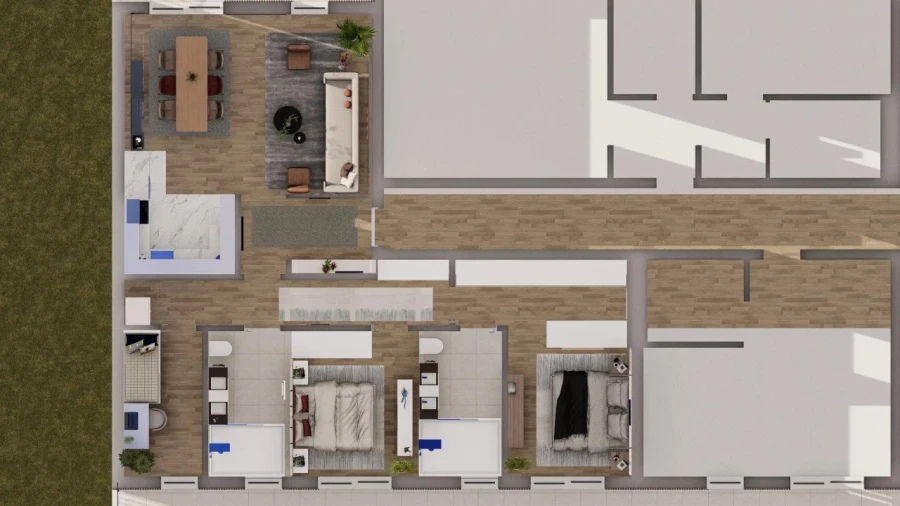 Apartamento T2 para Venda em Armação de Pera Planta 2