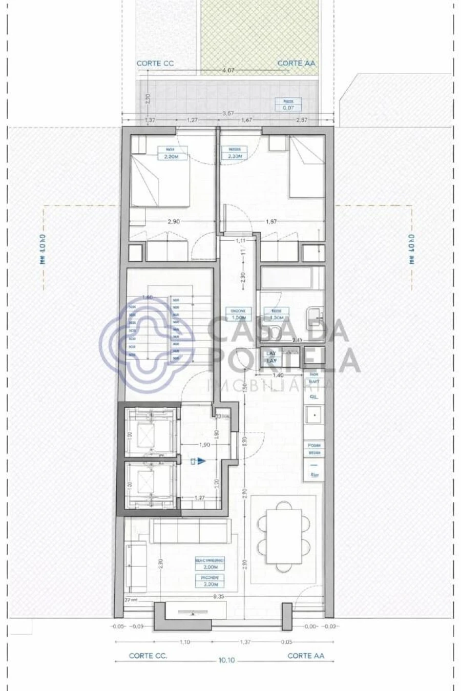 Apartamento T2 para Venda em Ramalde Foto 26