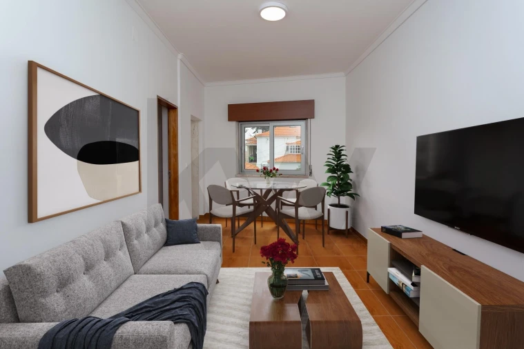 Apartamento T2 para Arrendamento em Carcavelos e Parede Foto 2