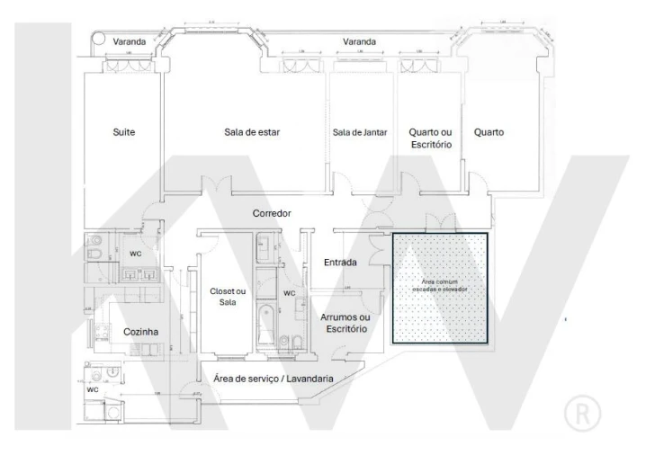 Apartamento T5 para Venda em Avenidas Novas Foto 42