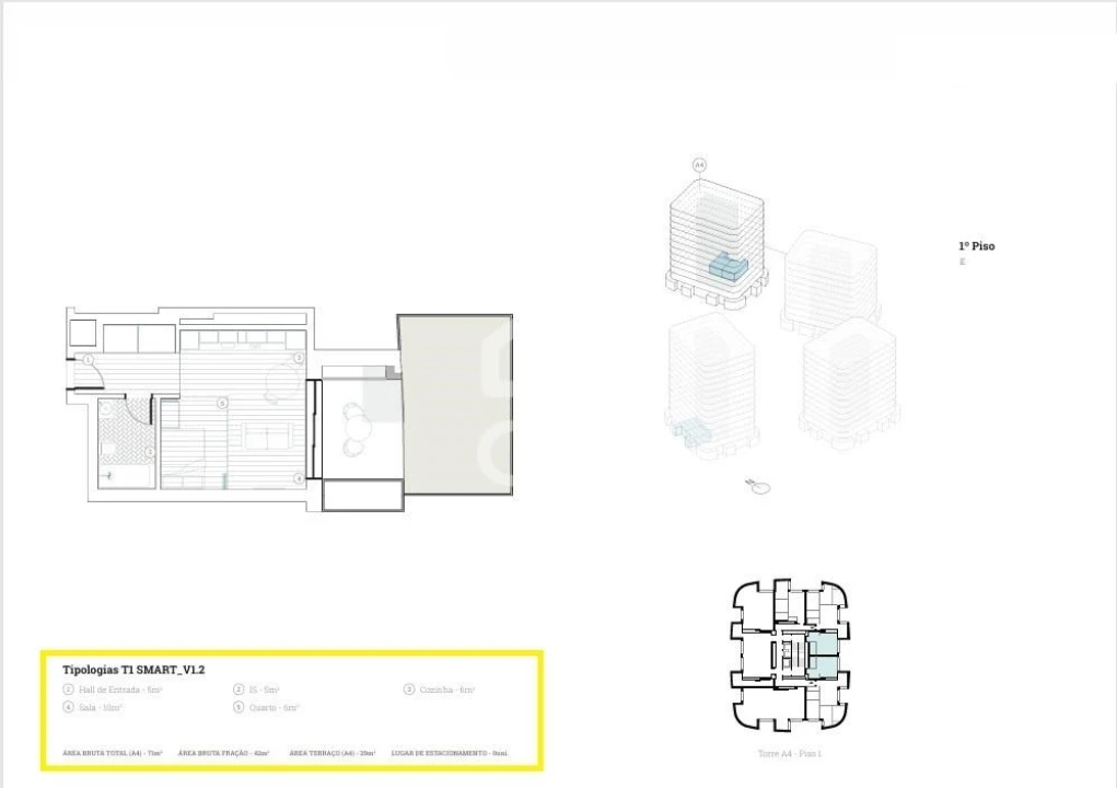 Apartamento T1 para Venda em Paranhos Foto 12