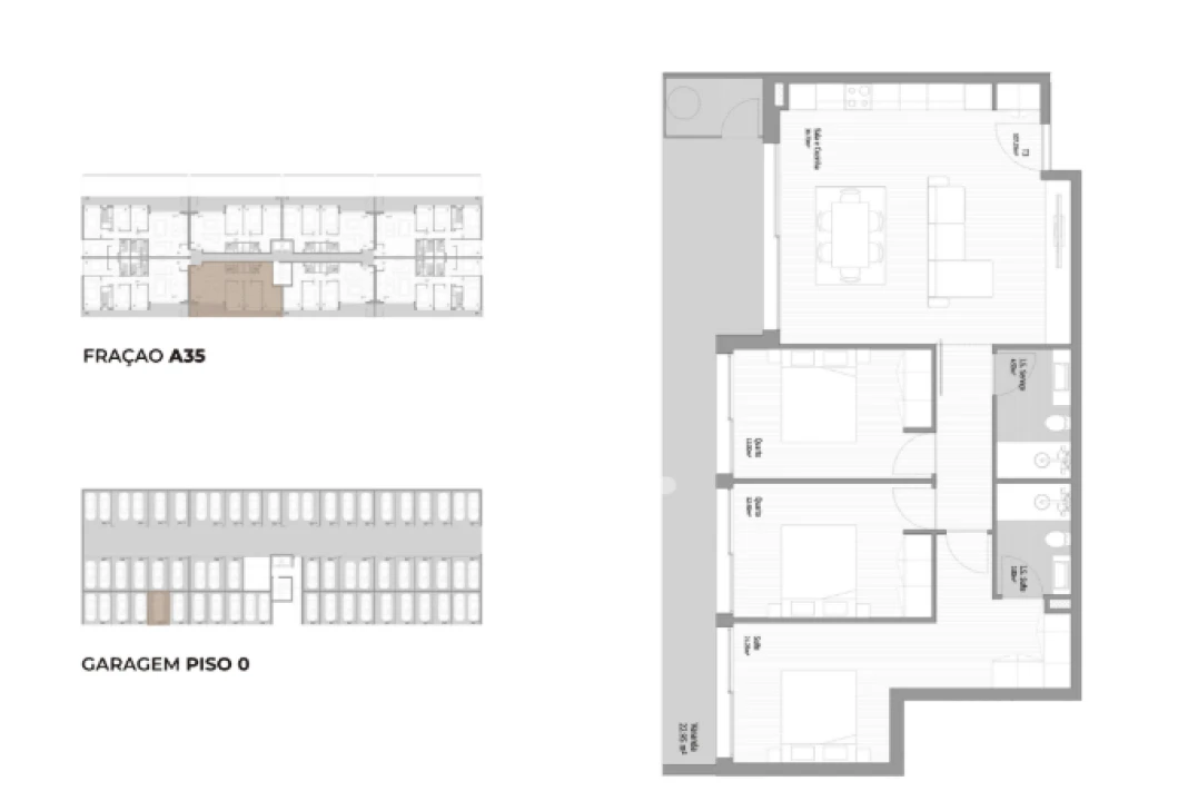 Apartamento T3 para Venda em Fânzeres e São Pedro da Cova Foto 32