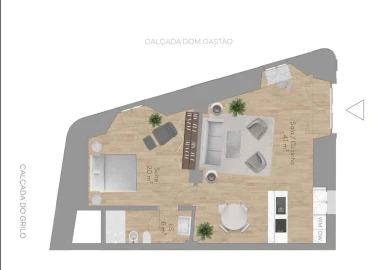 Apartamento T1 para Venda em Beato