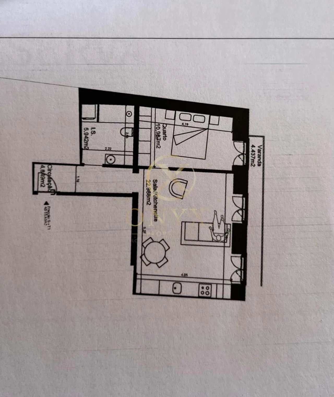 Apartamento T1 para Venda em Arroios Planta 3