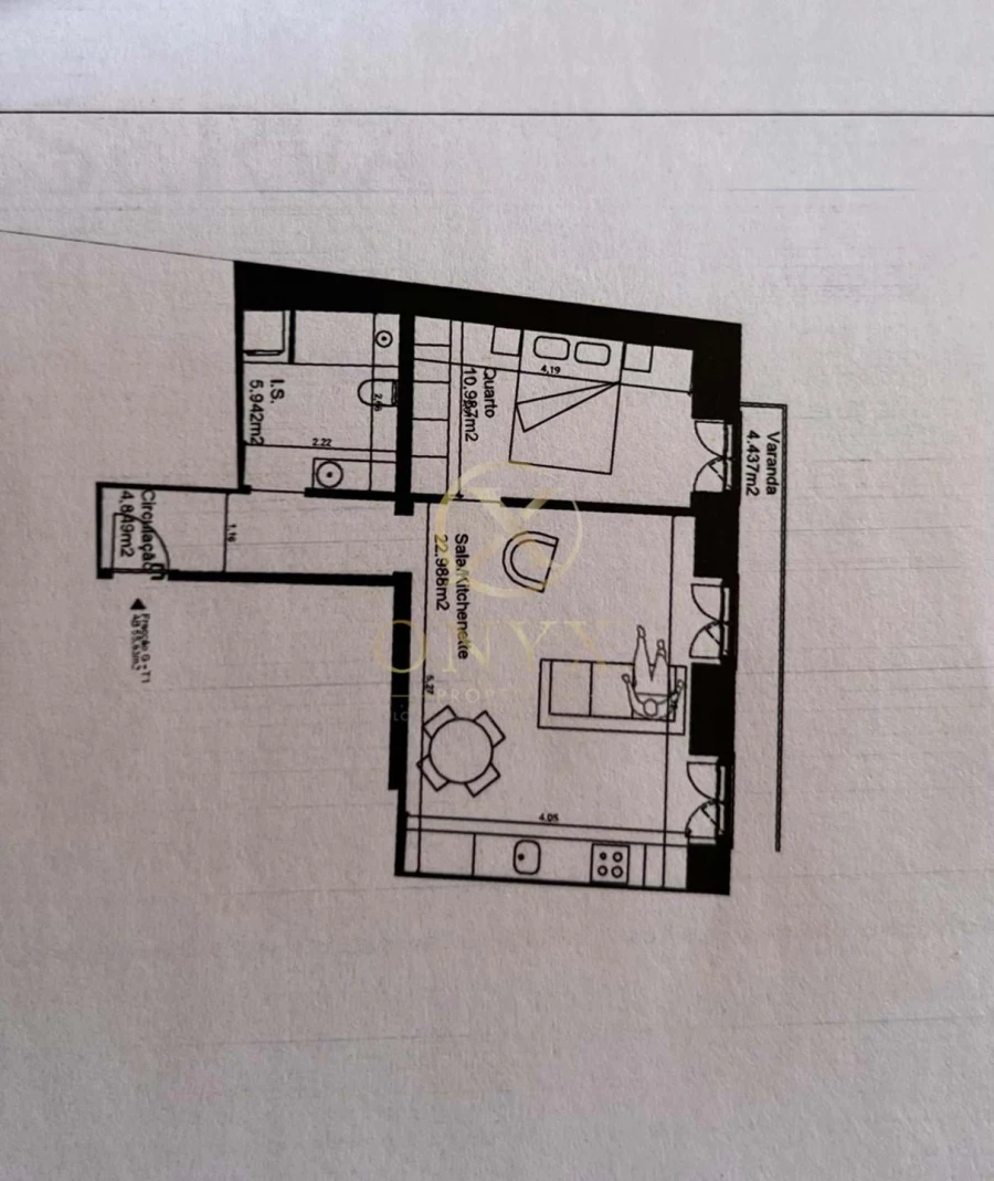 Apartamento T1 para Venda em Arroios Planta 3