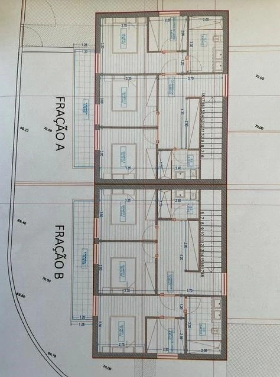 Moradia T3 para Venda em Antas Planta 1