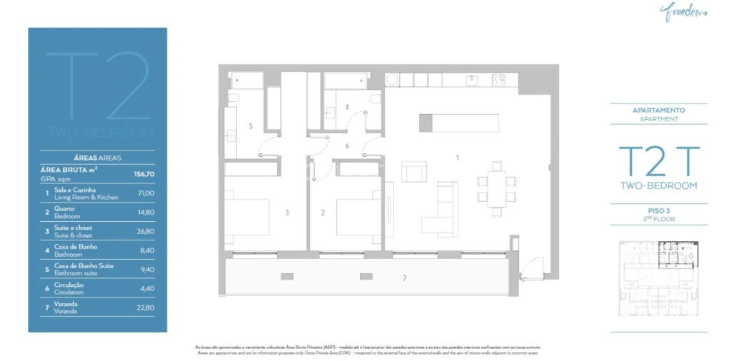 Apartamento T2 para Venda em Arroios Foto 14