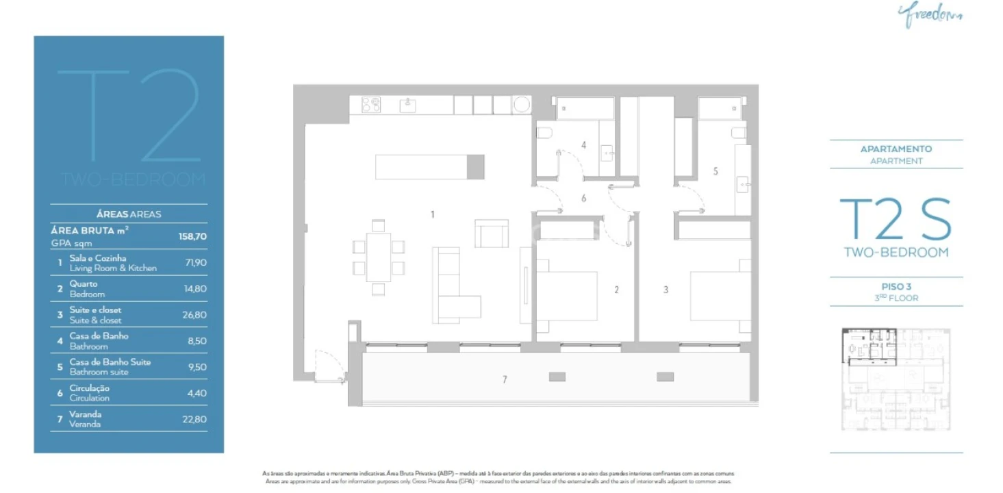 Apartamento T2 para Venda em Arroios Foto 14