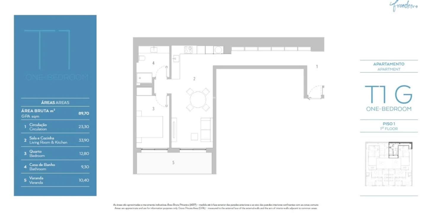 Apartamento T1 para Venda em Arroios Foto 14