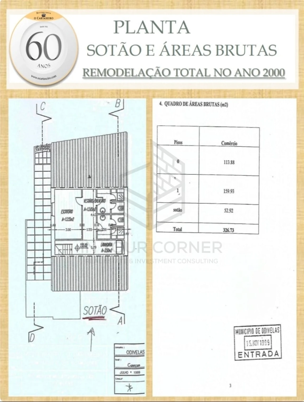 Prédio para Venda em Ramada e Caneças Planta 2