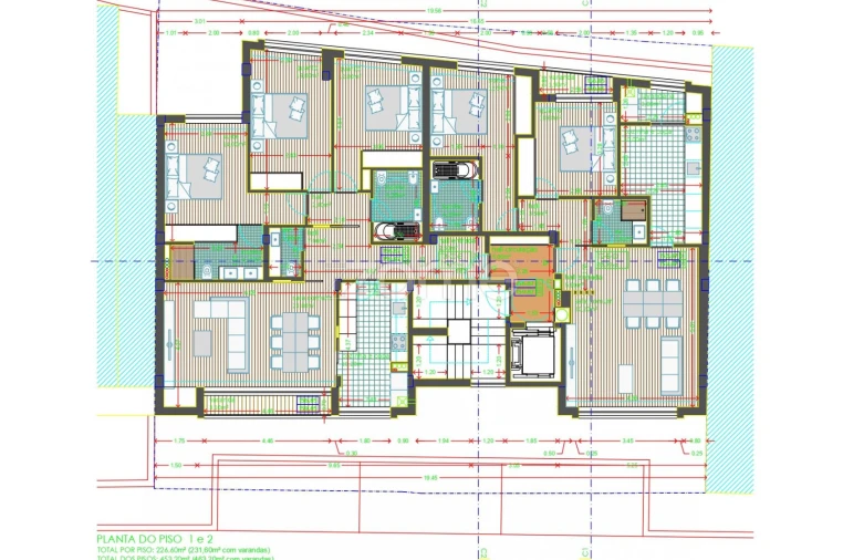 Apartamento T2 para Venda em Rio Tinto Planta 1