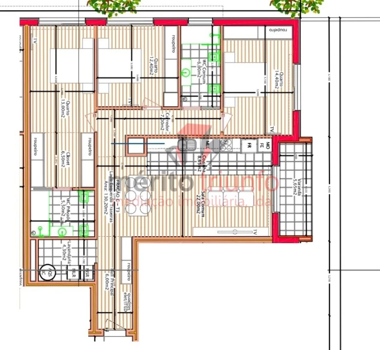 Apartamento T3 para Venda em Nine Foto 17