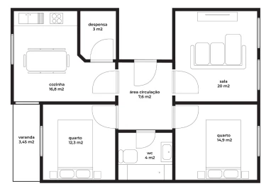 Apartamento T2 para Venda em Nazare