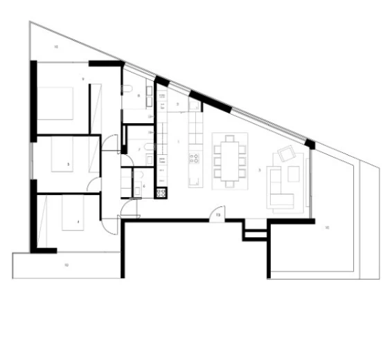 Apartamento T3 para Venda em Gondomar (São Cosme), Valbom e Jovim Planta 1