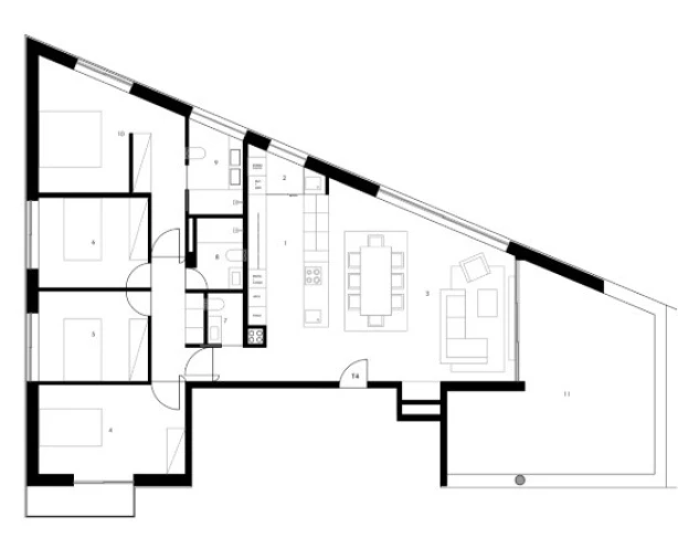 Apartamento T4 para Venda em Gondomar (São Cosme), Valbom e Jovim Planta 1