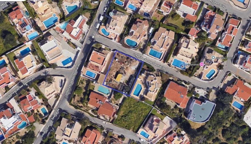 Terreno para Venda em Estômbar e Parchal Planta 1