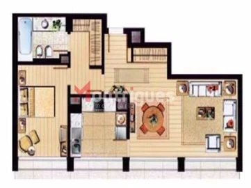 Apartamento T1 para Arrendamento em Parque das Nações