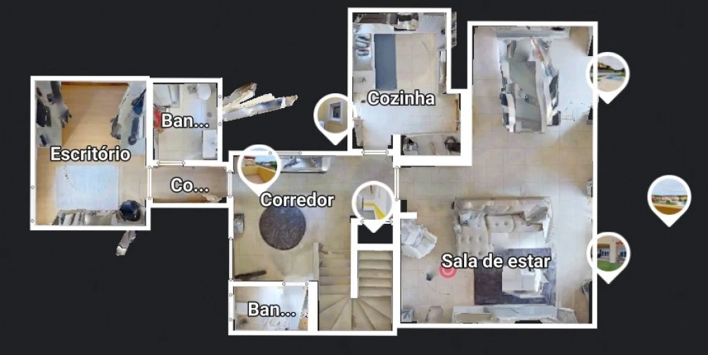 Moradia T3 para Venda em Quarteira Planta 1