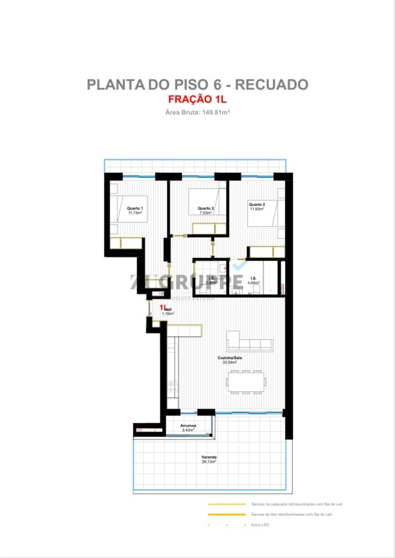 Apartamento T3 para Venda em Glória e Vera Cruz Foto 2