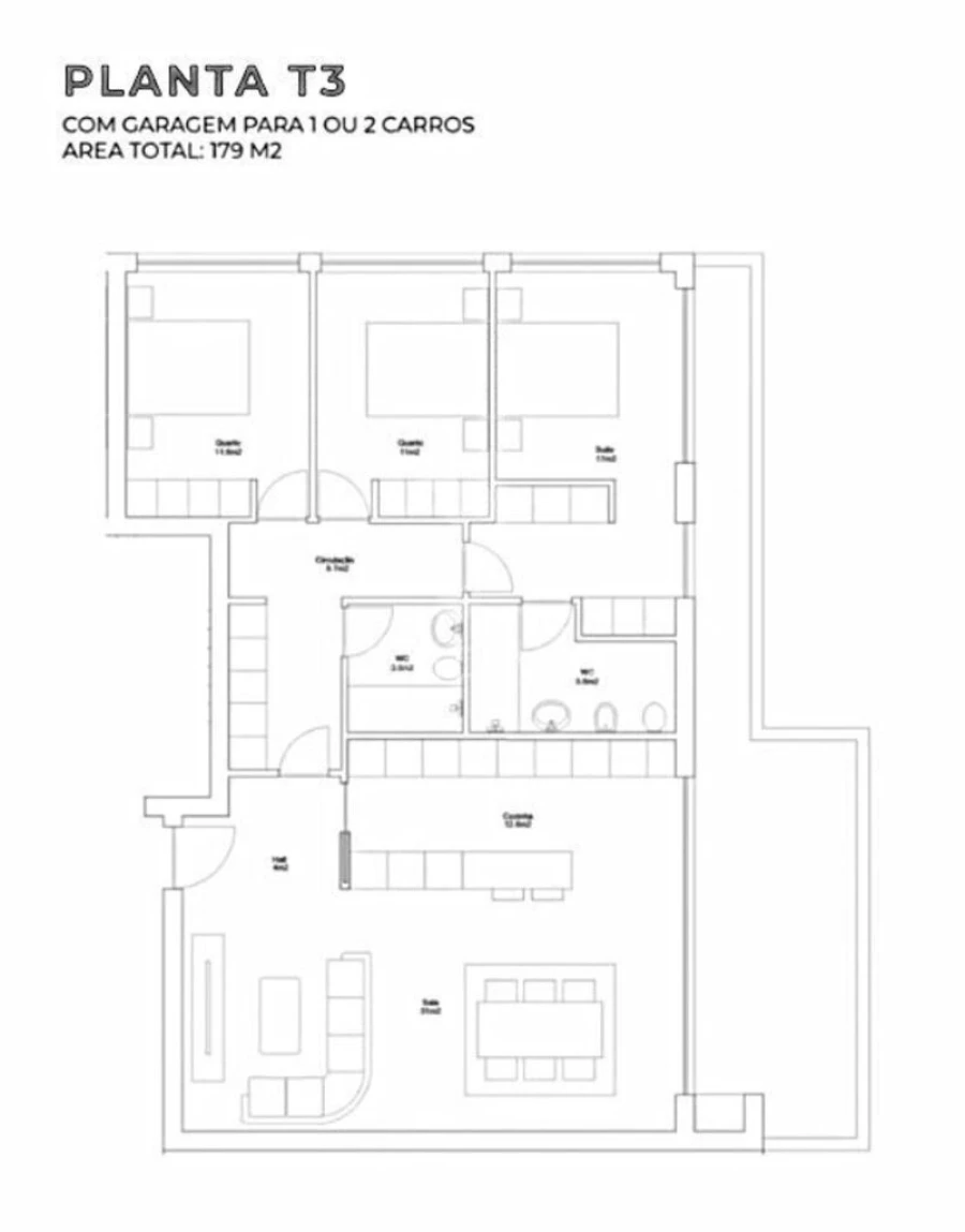 Apartamento T3 para Venda em Valongo Foto 7