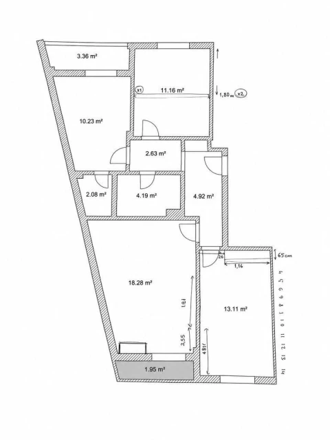 Apartamento T2 para Venda em Quelfes