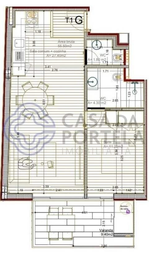 Apartamento T1 para Venda em Custóias, Leça do Balio e Guifões