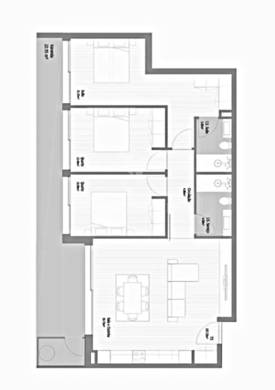 Apartamento T3 para Venda em Fânzeres e São Pedro da Cova Foto 9