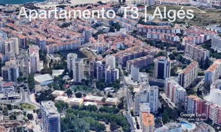 Apartamento T3 para Venda em Algés, Linda-A-Velha e Cruz Quebrada-Dafundo