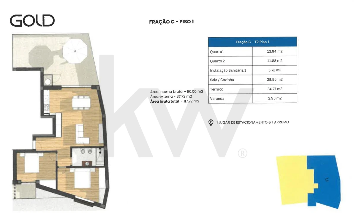 Apartamento T3 para Venda em Requeixo, Nossa Senhora de Fátima e Nariz Foto 8
