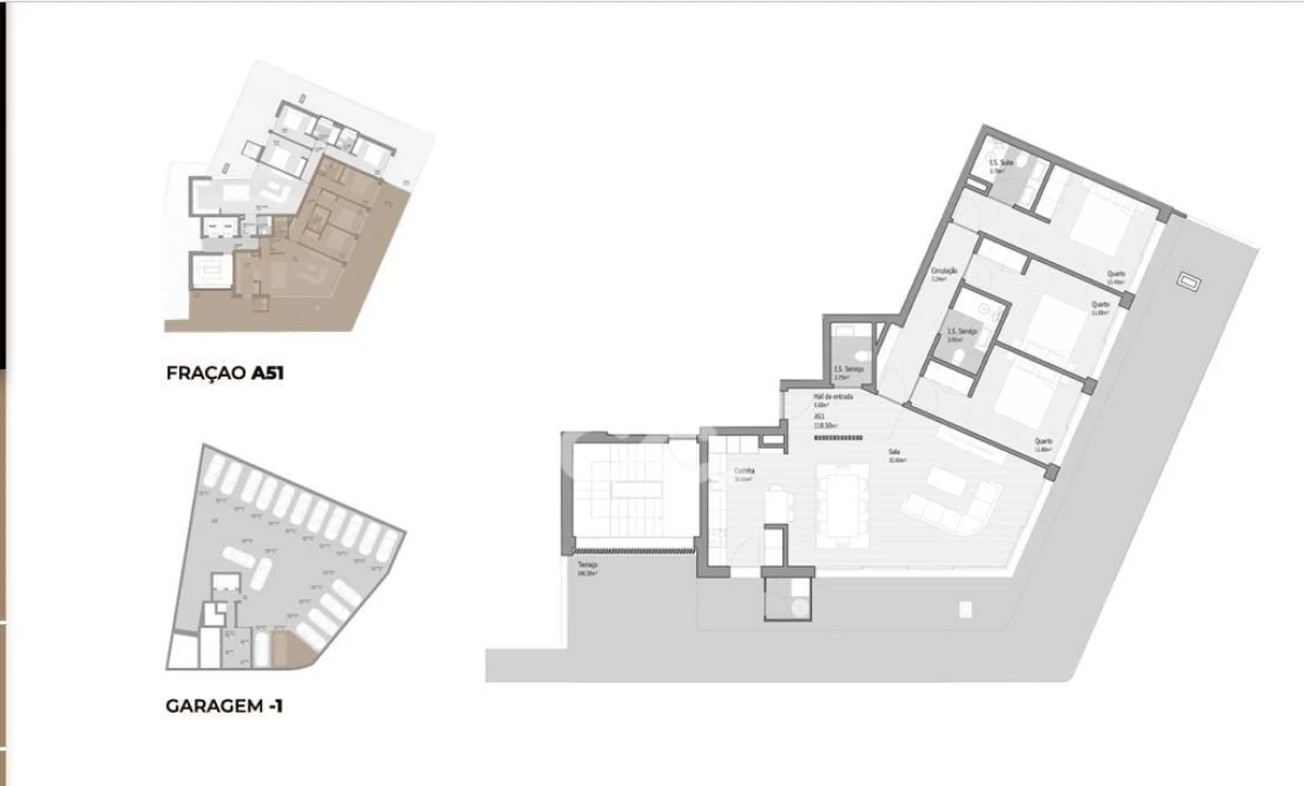 Apartamento T3 para Venda em Bougado (São Martinho e Santiago) Foto 2