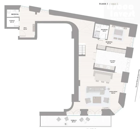 Apartamento T3 para Venda em Santo António Foto 6